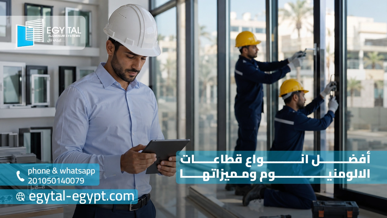 أفضل انواع قطاعات الالومنيوم ومميزاتها