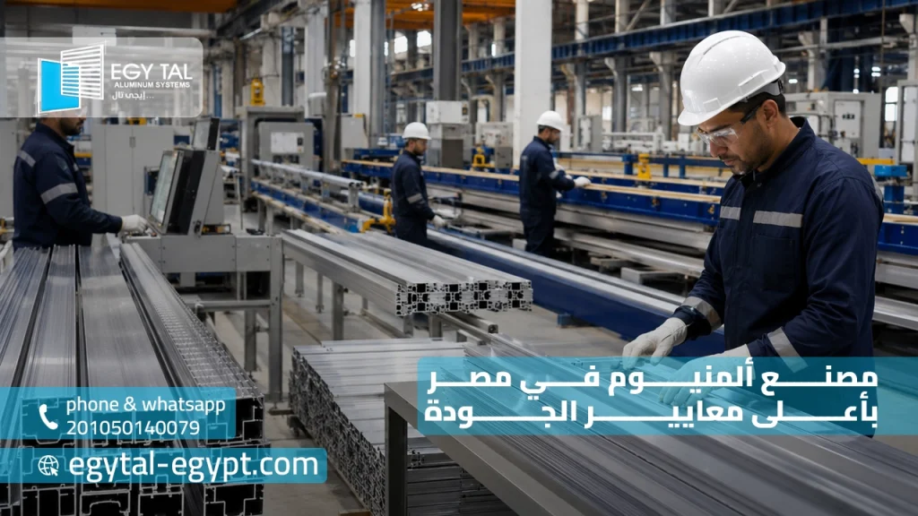 مصنع ألمنيوم في مصر بأعلى معايير الجودة