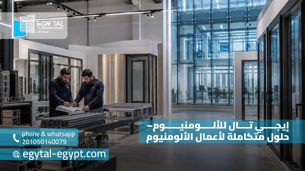 إيجي تال للألومنيوم حلول متكاملة لأعمال الألومنيوم