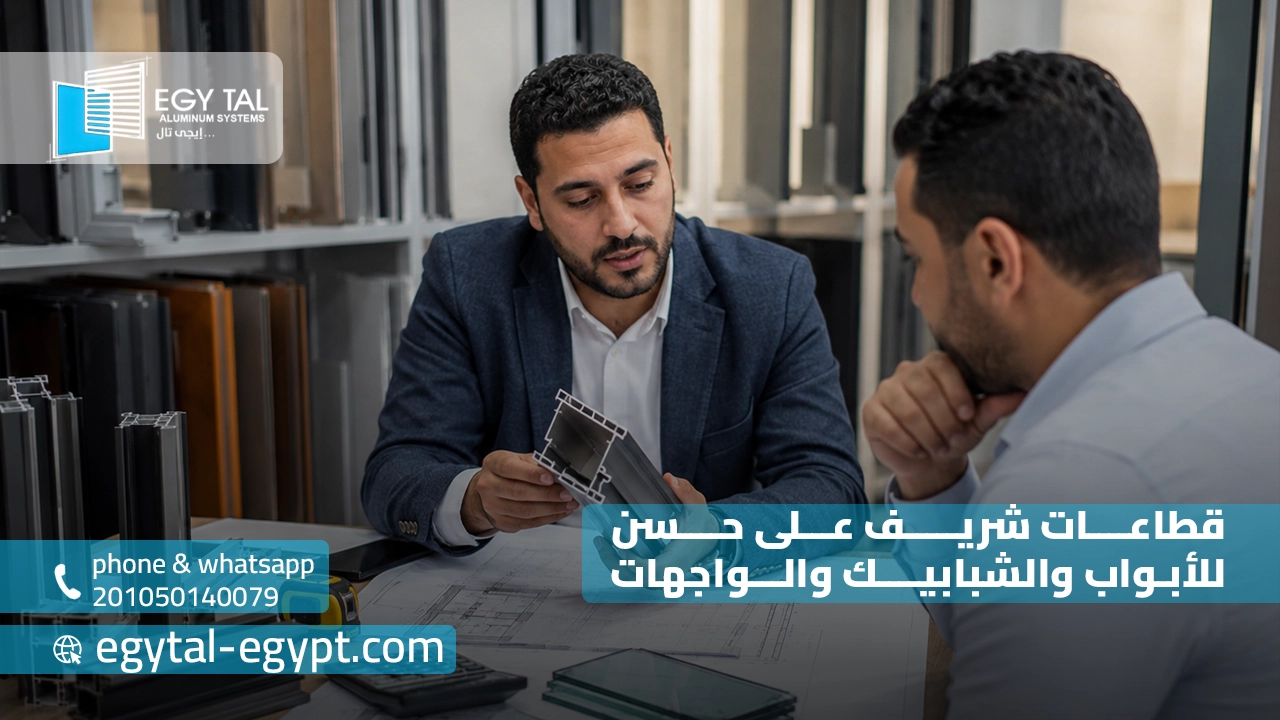 قطاعات شريف على حسن للأبواب والشبابيك والواجهات