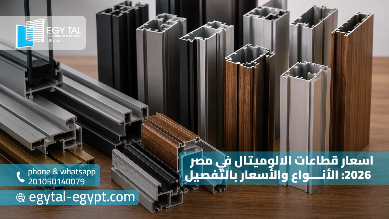 اسعار قطاعات الالوميتال ترتبط مباشرة بجودة القطاع وعمره الافتراضي ومستوى العزل الذي يوفره، ومع تعدد الأنواع والمقاسات والتشطيبات، تبدو المقارنة بين الخيارات المختلفة صعبة في البداية، لذلك من المهم التعرف على العوامل التي تحدد السعر الحقيقي، حتى تتمكن من اختيار قطاع يجمع بين المتانة والأداء الجيد والتكلفة المناسبة، واليوم نوضح لك كل ما تحتاج إلى معرفته عن اسعار قطاعات الالوميتال، وأهم الفروق بين الأنواع، وكيف تختار ما يناسب احتياجاتك وميزانيتك. ما متوسط أسعار أشهر قطاعات الألوميتال في السوق المصري؟ لا يتم ذكر أسعار ثابتة لقطاعات الألوميتال لأنها تتغير باستمرار وفقًا لأسعار خام الألومنيوم وسعر الصرف وتكاليف التصنيع، لكن يمكنك عرض متوسطات سعرية تقريبية على النحو التالي: أسعار قطاعات التانجو تُعد قطاعات التانجو من الخيارات الاقتصادية الأكثر انتشارًا في السوق المصري، ويتراوح متوسط سعر القطاع الخام بين 6000 إلى 8000 جنيهًا تقريبًا ويختلف السعر حسب نوع القطاع والزجاج (سنجل- دبل) وتندرج ضمن أكثر الأنظمة استخدامًا في الشبابيك السكنية نظرًا لتوازنها بين الجودة والتكلفة. أسعار قطاعات الجامبو تأتي قطاعات الجامبو ضمن الفئات الأعلى سعرًا بفضل متانتها وسماكتها الكبيرة، ويتراوح متوسط سعر متر الألوميتال الجامبو المصنع والمركب بين 6,000 جنيه إلى 8,000 جنيه للمتر المربع تقريبًا، وذلك حسب نوع القطاع والزجاج (دبل- سنجل) والإكسسوارات وسماكة القطاع المستخدمة. أسعار قطاعات تانجو بلس يُصنف قطاع تانجو بلس ضمن الفئة المتوسطة من قطاعات الألوميتال، ويتراوح متوسط سعر متر الألوميتال تانجو بلس بين 6,000 إلى 8,000 جنيه للمتر المربع تقريبًا، ويختلف حسب نوع القطاع ونوع الزجاج (سنجل- دبل) والإكسسوارات المستخدمة في التنفيذ. ويُفضل استخدامه في المشروعات السكنية التي تتطلب مستوى أفضل من العزل الحراري والصوتي، مع توفير متانة أعلى مقارنة بقطاع التانجو التقليدي، مما يجعله خيارًا مناسبًا لمن يبحث عن التوازن بين الجودة والتكلفة. أسعار قطاعات السوبر جامبو تُعتبر قطاعات السوبر جامبو من أعلى قطاعات الألوميتال سعرًا نظرًا لما توفره من قوة تحمل كبيرة ومواصفات فنية متطورة، ويتراوح متوسط سعر متر الألوميتال السوبر جامبو بين 6,000 إلى 8,000 جنيه للمتر المربع تقريبًا، وقد يختلف السعر حسب نوع القطاع ونوع الزجاج (سنجل- دبل) تواصل معنا تواصل عبر الواتساب ما هي العوامل الأساسية التي تتحكم في تفاوت اسعار قطاعات الالوميتال؟ تختلف اسعار قطاعات الالوميتال من نوع لآخر وفقًا لعدة عوامل فنية تؤثر على جودة المنتج وأدائه وعمره الافتراضي، ومن أهمها: نوع قطاع الألوميتال (مثل PS، جامبو، تانجو، فولكانو)، حيث تختلف الأسعار حسب مواصفات كل قطاع واستخدامه. سُمك قطاع الألومنيوم، فكلما زادت السماكة ارتفعت المتانة وبالتالي ارتفع السعر. جودة خامة الألومنيوم ونسبة النقاء المستخدمة في التصنيع. نوع الزجاج المستخدم، سواء كان سنجل، دبل، سيكوريت، مصنفر، أو عاكس. جودة الإكسسوارات مثل الكوالين، والمفصلات، والمقابض، والعجلات، ومدى مقاومتها للصدأ. لون وتشطيب القطاع، مثل بعض الألوان والتشطيبات الخاصة لأعلى تكلفة من الألوان القياسية. نوع نظام الفتح مثل الجرار أو المفصلي أو الفولدنج، حيث تختلف احتياجات كل نظام من الخامات والإكسسوارات. مقاسات وتصميم المشروع، فالتصميمات الخاصة أو الفتحات الكبيرة تتطلب قطاعات أقوى وخامات إضافية. تكلفة التصنيع والتركيب، والتي تختلف حسب مستوى التشطيب، وخبرة فريق التنفيذ، وموقع المشروع. الضمان وخدمة ما بعد البيع، فالشركات التي تقدم ضمانًا حقيقيًا وخدمة احترافية تكون أسعارها أعلى، لكنها توفر قيمة أكبر على المدى الطويل. هل يختلف السعر حسب نوع القطاع؟ نعم، يختلف السعر بشكل واضح حسب نوع القطاع المستخدم، حيث إن كل نظام تصميم يمتلك مواصفات فنية مختلفة تؤثر على التكلفة النهائية، ولهذا نجد أن اسعار قطاعات الالوميتال ليست ثابتة بل تتدرج حسب الفئة والنظام المستخدم، كما أن اسعار قطاعات الالوميتال في مصر تتأثر بانتشار العلامة التجارية ومدى اعتمادها في السوق. هل يختلف سعر قطاع الألوميتال حسب سماكة البروفيل وجودة الخامة؟ كلما زادت سماكة القطاع ارتفع السعر نتيجة زيادة كمية الخام المستخدمة، وهو ما ينعكس على قوة التحمل والعزل، وتعتبر جودة الألومنيوم من أهم العوامل التي تحدد قيمة قطاعات الالوميتال في مصر في السوق المحلي؛ كما أن اختلاف الخامات يسبب تباينًا واضحًا في اسعار قطاعات الشبابيك الالوميتال بين منتج وآخر. هل تختلف الأسعار حسب نوع الاستخدام؟ نعم، يختلف السعر حسب الاستخدام سواء للنوافذ أو الأبواب أو الواجهات الزجاجية، وتعد الاستخدامات الثقيلة مثل الواجهات من أكثر ما يؤثر على اسعار قطاعات الابواب الالوميتال؛ ولهذا يتم تحديد التكلفة النهائية بناءً على الوظيفة المطلوبة وليس الشكل فقط. سعر متر الالوميتال في مصر 2026: أحدث الأسعار وطريقة الحساب كيف يؤثر نوع الزجاج والإكسسوارات على التكلفة النهائية لقطاع الألوميتال؟ عند حساب سعر قطاع الألوميتال، لا يعتمد الأمر على القطاع فقط، فاختيار نوع الزجاج والإكسسوارات يلعب دورًا أساسيًا في تحديد التكلفة النهائية ومستوى الجودة والأداء. 1- نوع الزجاج المستخدم: يختلف السعر حسب نوع الزجاج، فمثلًا: الزجاج السنجل: خيار اقتصادي ومناسب للاستخدامات العادية. الزجاج الدبل: يوفر عزلًا حراريًا وصوتيًا أفضل، لكنه أعلى تكلفة. الزجاج السيكوريت: يتميز بقوة وأمان أعلى، مما يجعله خيارًا مناسبًا لبعض الأبواب والشبابيك. 2- جودة الإكسسوارات: تمثل الإكسسوارات جزءًا مهمًا من سعر شباك الوميتال قطاع ps صغير أو من أي قطعة أخرى، وتشمل: المفصلات. المقابض. الكوالين. العجلات في الشبابيك الجرارة. 3- مواصفات التنفيذ بالكامل: قد يكون نفس قطاع الألوميتال بسعر مختلف من مشروع لآخر بسبب اختلاف نوع الزجاج، والإكسسوارات، وطريقة التصنيع والتركيب. ما أشهر قطاعات الألوميتال واستخدامات كل قطاع؟ تتنوع اسعار قطاعات الالوميتال في السوق المصري نتيجة تعدد الأنظمة المتاحة، حيث صُممت كل فئة لتناسب احتياجات واستخدامات مختلفة، ومن أشهر قطاعات الالوميتال في مصر ما يلي: قطاع التانجو: يُعد من أكثر القطاعات استخدامًا في الوحدات السكنية، ويتميز بتكلفته الاقتصادية وسهولة تركيبه. قطاع تانجو بلس: نسخة مطورة من التانجو توفر قوة تحمل أكبر ومستوى أفضل من العزل والمتانة. قطاع الجامبو: يتميز بسماكة أعلى وقدرة أكبر على تحمل الأوزان، ويُستخدم في النوافذ والأبواب ذات المقاسات الكبيرة. قطاع السوبر جامبو: من القطاعات القوية المخصصة للفتحات الواسعة والواجهات الكبيرة التي تحتاج إلى أعلى درجات الثبات. قطاع شريف علي حسن: يُستخدم في العديد من المشروعات السكنية والتجارية، ويجمع بين الجودة والسعر المناسب. قطاع الوميل: يُعرف بجودة التصنيع العالية والتشطيبات المتميزة، ويُستخدم في المشروعات التي تتطلب مستوى مرتفعًا من الأداء. قطاع فولكانو: من الأنظمة الحديثة التي تتميز بالقوة والشكل العصري، ويُستخدم بكثرة في المشروعات المعمارية الحديثة والواجهات الزجاجية. قطاعات الواجهات الزجاجية (الكيرتن وول): تُستخدم في الأبراج والمباني التجارية الحديثة، وتوفر مظهرًا أنيقًا مع قدرة عالية على التحمل والعزل. ويُعد التعرف على خصائص كل قطاع خطوة مهمة لفهم الفروق بين الأنظمة المختلفة واختيار القطاع الأنسب وفقًا لطبيعة المشروع والميزانية المتاحة. تواصل معنا تواصل عبر الواتساب ما الفرق بين قطاعات بي إس (PS) والجامبو والتانجو في السعر والمواصفات؟ يعتمد اختيار قطاع الألوميتال المناسب على طبيعة الاستخدام، ومستوى العزل المطلوب، والميزانية، وفيما يلي الفرق بين قطاعات الالوميتال في العزل: اسم القطاع مستوى العزل السعر التقريبي أي قطاع يناسبك؟ PS جيد اقتصادي إلى متوسط مناسب للمشروعات التي تبحث عن جودة جيدة وسعر اقتصادي تانجو جيد جدًا متوسط يوفر توازنًا ممتازًا بين السعر، والمتانة، ومستوى العزل جامبو ممتاز مرتفع نسبيًا الخيار الأمثل للفتحات الكبيرة ولمن يبحث عن أعلى درجات القوة والثبات والعزل، مع تكلفة أعلى مقارنة بباقي القطاعات ما مميزات قطاعات التانجو وتانجو بلس؟ تُعد قطاعات التانجو وتانجو بلس من أكثر قطاعات الالوميتال في مصر انتشارًا، نظرًا لما توفره من توازن بين الجودة والتكلفة، ومن أبرز مميزاتها: سعر اقتصادي مناسب: تُعتبر خيارًا عمليًا لمن يبحث عن جودة جيدة بتكلفة مناسبة مقارنة ببعض القطاعات الأخرى. سهولة التصنيع والتركيب: تتميز بسهولة التنفيذ وسرعة التركيب، مما يجعلها مناسبة للمشروعات السكنية المختلفة. تصميمات متنوعة: توفر خيارات متعددة من الأشكال والتشطيبات التي تتناسب مع مختلف أنماط الديكور. متانة جيدة للاستخدام اليومي: توفر مستوى مناسبًا من القوة والتحمل للاستخدام في الشبابيك والأبواب بالمنازل. عزل أفضل في تانجو بلس: يتميز قطاع تانجو بلس بمستوى أعلى من العزل الحراري والصوتي مقارنة بالتانجو التقليدي. سماكة وقوة إضافية: يوفر تانجو بلس قدرة أكبر على تحمل الاستخدام المكثف والعوامل الجوية المختلفة. مناسب للمشروعات السكنية المتوسطة: يُستخدم على نطاق واسع في الشقق والفلل والمباني السكنية التي تحتاج إلى جودة جيدة وسعر متوازن. و للتعرف على القطاعات المناسبة للفتحات الكبيرة والواجهات الواسعة، دعونا نتعرف على الفرق بين قطاع الجامبو والسوبر جامبو. ما الفرق بين قطاع الجامبو والسوبر جامبو؟ قطاع الجامبو يتميز بسماكة أعلى ومتانة أكبر مقارنة بالقطاعات العادية، أما السوبر جامبو فيُستخدم في الواجهات الكبيرة، مما يؤثر على اسعار قطاعات الابواب الالوميتال، و يعتبران من أقوى الأنظمة المستخدمة في المشاريع الحديثة. لماذا يعتبر قطاع فولكانو من القطاعات المستخدمة في المشروعات الحديثة؟ يُعد قطاع فولكانو من الأنظمة الحديثة التي اكتسبت انتشارًا واسعًا في السنوات الأخيرة، بفضل مواصفاته الفنية المتطورة التي تلبي متطلبات المشروعات المعمارية الحديثة، ومن أبرز مميزاته: قوة ومتانة عالية: يتميز بقدرته على تحمل الأحمال الكبيرة والاستخدام المكثف لفترات طويلة. مناسب للواجهات الحديثة: يُستخدم بكثرة في الواجهات الزجاجية والفتحات الواسعة التي تتطلب مستوى مرتفعًا من الثبات. تصميم عصري وأنيق: يوفر مظهرًا حديثًا يتماشى مع الاتجاهات المعمارية المعاصرة في المباني السكنية والتجارية. تحمل العوامل الجوية: يقاوم الرطوبة ودرجات الحرارة المرتفعة والعوامل البيئية المختلفة بكفاءة عالية. إمكانية تنفيذ مساحات كبيرة: يساعد على تصميم واجهات وشبابيك بأبعاد أكبر دون التأثير على مستوى الأمان أو الأداء. عزل أفضل للحرارة والصوت: يوفر مستوى جيدًا من الراحة داخل المبنى ويُحسن كفاءة استهلاك الطاقة. خيار مفضل للمشروعات الكبرى: لذلك ينعكس استخدامه على اسعار قطاعات الشبابيك الالوميتال نظرًا لما يقدمه من مزايا تقنية وجودة مرتفعة. وبعد التعرف على أشهر أنواع القطاعات ومميزاتها، يبقى السؤال الأهم: ما متوسط أسعار هذه القطاعات في السوق المصري، وما العوامل التي تحدد تكلفة كل نوع؟ ما استخدامات قطاع شريف علي حسن؟ يُعد قطاع شريف علي حسن من القطاعات المستخدمة على نطاق واسع في العديد من المشروعات، بفضل توازنه بين الجودة والتكلفة، ومن أبرز استخداماته: شبابيك الوحدات السكنية: يُستخدم في تنفيذ الشبابيك بمختلف المقاسات، مع توفير مستوى جيد من المتانة والأداء. أبواب الشقق والمكاتب: يُعد خيارًا مناسبًا للأبواب الداخلية والخارجية في المشروعات السكنية والتجارية. الواجهات التجارية الصغيرة والمتوسطة: يُستخدم في واجهات المحلات والمكاتب التي تحتاج إلى مظهر أنيق وتكلفة مناسبة. القواطيع والفواصل الداخلية: يمكن الاعتماد عليه في تنفيذ الفواصل الزجاجية داخل الشركات والمكاتب الإدارية. مشروعات الإسكان المتوسطة: يُفضل استخدامه في المشروعات التي تبحث عن تحقيق توازن بين الجودة وقيمة اسعار قطاعات الالوميتال. أعمال التجديد والاستبدال: يُستخدم كخيار عملي عند استبدال الشبابيك والأبواب القديمة دون تحمل تكاليف مرتفعة. ويعتمد اختيار القطاع المناسب أيضًا على مستوى الجودة والتشطيب المطلوب، وهو ما يظهر بوضوح عند التعرف على مميزات قطاعات الوميل في أعمال الألوميتال. تواصل معنا تواصل عبر الواتساب ما مميزات قطاعات الوميل في أعمال الألوميتال؟ تُعد قطاعات الوميل من الأنظمة المعروفة في سوق الألوميتال المصري، حيث تجمع بين الجودة العالية والمظهر العصري، ومن أبرز مميزاتها: دقة التصنيع: تُصنع وفق معايير دقيقة تساعد على تحقيق أداء أفضل وعمر افتراضي أطول. تشطيبات عصرية متنوعة: تتوفر بألوان وتصميمات متعددة تناسب مختلف الطرازات المعمارية الحديثة والكلاسيكية. متانة وقوة تحمل عالية: تتميز بقدرتها على تحمل الاستخدام المستمر والعوامل الجوية المختلفة. عزل جيد للحرارة والصوت: تساعد في تحسين مستوى الراحة داخل المباني وتقليل تأثير الضوضاء الخارجية. مظهر جمالي أنيق: توفر خطوطًا تصميمية عصرية تضيف لمسة راقية للشبابيك والأبواب والواجهات. تنوع الاستخدامات: يمكن الاعتماد عليها في تنفيذ الشبابيك والأبواب والواجهات الزجاجية و القواطيع الداخلية. قيمة مناسبة مقابل الجودة: تُعد من الأنظمة التي تحقق توازنًا جيدًا بين الأداء والتكلفة ضمن اسعار قطاعات الالوميتال في مصر. ومع التطور المستمر في أنظمة الألوميتال، ظهرت قطاعات حديثة توفر مستويات أعلى من القوة والتصميم، ومن أبرزها قطاع فولكانو المستخدم في العديد من المشروعات الحديثة. قطاعات ألوميل للأبواب والشبابيك والواجهات كيف تختار قطاع الألوميتال الأنسب لميزانيتك ونوع تصميمك؟ اختيار سعر قطاع الجامبو الوميتال 2026 المناسب لا يعتمد على السعر فقط، بل يجب أن يتناسب مع مكان الاستخدام، وحجم الفتحات، ومستوى العزل المطلوب، والتصميم النهائي الذي ترغب في تنفيذه. 1- حدد طبيعة الاستخدام أولًا: للشبابيك والأبواب العادية يمكن اختيار قطاعات اقتصادية توفر المتانة المطلوبة، للواجهات الكبيرة أو الأماكن التي تحتاج إلى قوة وتحمل أعلى يُفضل استخدام قطاعات أكثر متانة. 2- اختر القطاع حسب ميزانيتك: قطاع PS مناسب لمن يبحث عن حل عملي واقتصادي مع جودة جيدة، قطاع تانجو خيار متوسط يوفر توازنًا بين السعر والأداء، بينما قطاع جامبو مناسب لمن يريد قوة أعلى وتحملًا أكبر خاصة في الفتحات الكبيرة. 3- راعِ نوع التصميم: التصميمات الواسعة أو الأبواب ذات المساحات الكبيرة تحتاج إلى قطاعات قوية للحفاظ على الثبات وسهولة الاستخدام. 4- اهتم بمستوى العزل المطلوب: إذا كنت تحتاج إلى تقليل الحرارة أو الضوضاء، فاختيار أنواع قطاعات الالوميتال واسعارها المناسبة مع زجاج دبل وإكسسوارات جيدة يمنحك أداءً أفضل. 5- لا تختار القطاع بمعزل عن باقي المكونات: جودة الزجاج، والمفصلات، والمقابض، وأنظمة الغلق تؤثر بشكل مباشر على كفاءة وعمر الألوميتال. 6- وازن بين السعر والجودة: القطاع الأرخص يكون مناسبًا لبعض الاستخدامات، لكن الاستثمار في قطاع أعلى جودة يوفر عليك تكاليف الصيانة والاستبدال مستقبلًا. تعرف ايضا علي انواع الالوميتال pvc في مصر كيف تختار أفضل قطاع ألوميتال حسب احتياجك؟ يُعد اختيار قطاع الألوميتال المناسب خطوة مهمة لضمان الحصول على أفضل أداء وجودة مقابل التكلفة، حيث لا يعتمد القرار على السعر فقط، بل على مجموعة من العوامل التي تساعد في تحديد القطاع الأنسب من بين قطاعات الالوميتال في مصر، ومن أهم المعايير التي يجب مراعاتها: تحديد نوع الاستخدام: اختر القطاع وفقًا لطبيعة المشروع، سواء كان للشبابيك أو الأبواب أو الواجهات الزجاجية. مراعاة مساحة الفتحات: الفتحات الصغيرة تناسبها القطاعات الاقتصادية والمتوسطة، بينما تحتاج المساحات الكبيرة إلى قطاعات أقوى مثل الجامبو أو السوبر جامبو. الاهتمام بجودة الخامات: تضمن الخامات عالية الجودة عمرًا افتراضيًا أطول ومقاومة أفضل للعوامل الجوية المختلفة. مستوى العزل المطلوب: إذا كنت تبحث عن عزل حراري أو صوتي أفضل، فمن الأفضل اختيار القطاعات ذات المواصفات المتطورة مثل تانجو بلس. مقارنة الأسعار بالجودة: لا يُنصح بالاعتماد على السعر فقط، بل يجب الموازنة بين الجودة وقيمة اسعار قطاعات الالوميتال للحصول على أفضل استثمار. اختيار قطاع مناسب لطبيعة المبنى: فالمباني السكنية قد تحتاج إلى مواصفات مختلفة عن المباني التجارية أو الإدارية. الاهتمام بالتصميم والشكل الجمالي: توفر بعض القطاعات تصميمات أكثر عصرية تتناسب مع الواجهات الحديثة والديكورات المعاصرة. الاستعانة بشركة متخصصة: يساعدك المتخصصون في تحديد القطاع الأنسب وفقًا للاحتياجات الفنية والميزانية المتاحة. وبعد التعرف على كيفية اختيار القطاع المناسب، يبقى التساؤل حول سبب اختلاف اسعار قطاعات الالوميتال من شركة إلى أخرى رغم تشابه بعض الأنواع والمواصفات. ما أفضل القطاعات للمنازل؟ يفضل استخدام القطاعات الاقتصادية والمتوسطة مثل التانجو، وذلك للحصول على أفضل تبوازن في اسعار قطاعات الشبابيك الالوميتال. ما أفضل قطاع ألوميتال مناسب للواجهات والمساحات الكبيرة؟ يفضل استخدام السوبر جامبو أو الجامبو، لأنها تؤثر بشكل واضح على اسعار قطاعات الابواب الالوميتال لكنها توفر قوة تحمل أعلى. تواصل معنا تواصل عبر الواتساب كيف تختلف اسعار قطاعات الالوميتال من شركة لأخرى؟ رغم تشابه بعض أنواع القطاعات في الشكل والاستخدام، فإن اسعار قطاعات الالوميتال قد تختلف من شركة إلى أخرى نتيجة مجموعة من العوامل التي تؤثر على جودة المنتج النهائي ومستوى الخدمة المقدمة، ومن أبرز هذه العوامل: جودة الخامات المستخدمة: تعتمد بعض الشركات على خامات عالية الجودة توفر متانة أكبر وعمرًا افتراضيًا أطول، وهو ما ينعكس على السعر. سماكة القطاع الفعلية: قد تختلف سماكة القطاع من شركة لأخرى حتى داخل النوع نفسه، مما يؤثر على التكلفة ومستوى التحمل. جودة التصنيع والتشطيب: كلما ارتفعت دقة التصنيع وجودة الدهانات والتشطيبات النهائية زادت قيمة المنتج. نوع الإكسسوارات المستخدمة: تلعب المفصلات والإكسسوارات وأنظمة الغلق دورًا مهمًا في تحديد التكلفة النهائية. خبرة الشركة في التنفيذ: الشركات ذات الخبرة الطويلة غالبًا ما تقدم مستوى أعلى من الجودة والدقة، وهو ما قد ينعكس على الأسعار. خدمات الضمان وما بعد البيع: وجود ضمانات حقيقية وخدمة صيانة ودعم فني يزيد من القيمة التي يحصل عليها العميل. تكاليف النقل والتركيب: قد تتضمن بعض الشركات خدمات إضافية تؤثر على السعر النهائي للمشروع. سمعة العلامة التجارية: تتمتع الشركات المعروفة بثقة أكبر في السوق، مما يجعل أسعارها تختلف عن الشركات الأقل شهرة. لذلك لا ينبغي الاعتماد على السعر فقط عند المقارنة، بل يجب النظر إلى جودة الخامات ومستوى التنفيذ والخدمات المقدمة للحصول على أفضل قيمة مقابل التكلفة. قد يهمك ايضا التعرف علي سعر متر الالوميتال pvc لماذا تقدم ايجي تال أفضل قيمة مقابل سعر في قطاعات الألوميتال بمصر؟ في إيجي تال (Egytal) نحرص على تقديم معادلة متوازنة تجمع بين جودة الخامات، ودقة التنفيذ، و اسعار قطاعات الالوميتال ps المناسبة، لأن الهدف ليس توفير منتج منخفض التكلفة فقط، ولكن تقديم قطاع ألوميتال يمنح العميل أداءً قويًا وعمرًا افتراضيًا طويلًا، ولهذا نحن الأفضل: نستخدم قطاعات مصممة لتوفير المتانة وتحمل الاستخدام اليومي مع الحفاظ على الشكل الجمالي. نوفر قطاعات ومواصفات متنوعة تساعدك على اختيار الحل الأنسب لاحتياجاتك دون دفع تكلفة إضافية غير ضرورية. الاهتمام بأدق التفاصيل أثناء القص والتجميع والتركيب لأفضل أداء للباب أو الشباك. جودة الألوميتال لا تعتمد على القطاع فقط، وتشمل نوع الزجاج والمفصلات والمقابض وأنظمة الغلق. نساعدك في الاختيار من كتالوج قطاعات الالوميتال في مصر لأفضل مواصفات مقابل ميزانيتك مع تجنب المصاريف غير المتوقعة. يقدم فريق إيجي تال استشارة فنية لاختيار القطاع المناسب حسب التصميم، وحجم الفتحات، ومستوى العزل المطلوب. تشطيب احترافي ومظهر نهائي مميز لتحصل على منتج يجمع بين القوة والأناقة. تعرف علي سعر قطاع كرافت لاين كيف يمكنك حجز معاينة مجانية ومعرفة السعر الدقيق مع egytal؟ للحصول على اسعار قطاعات الالوميتال دقيقة لأعمال الألوميتال، لا يكفي الاعتماد على سعر المتر فقط، لأن التكلفة النهائية تعتمد على المقاسات، ونوع القطاع، والزجاج، والإكسسوارات، وطبيعة التصميم، لذلك توفر Egytal خدمة المعاينة لتحديد جميع التفاصيل قبل تقديم عرض السعر المناسب، وإليك الخطوات: تواصل مع فريق Egytal وحدد نوع العمل المطلوب (شبابيك، أبواب، واجهات، أو غيرها). احجز موعد المعاينة ليقوم الفريق برفع المقاسات بدقة وتحديد أفضل الحلول المناسبة للمكان. اختيار المواصفات المناسبة من حيث نوع القطاع، ونظام الفتح، ونوع الزجاج، والإكسسوارات. استلام عرض سعر تفصيلي يوضح تكلفة التنفيذ وفقًا للمواصفات المطلوبة. بدء التصنيع والتركيب بعد اعتماد التصميم والسعر النهائي. لماذا المعاينة مهمة قبل تحديد السعر؟ لأنها تساعد على: تحديد المقاسات الفعلية بدقة. اختيار القطاع المناسب حسب الاستخدام. تجنب أي تكاليف إضافية نتيجة أخطاء القياس أو اختيار خامات غير مناسبة. الحصول على أفضل توازن بين الجودة والميزانية. خاتمة اسعار قطاعات الالوميتال من أهم العوامل التي تساعدك على اختيار القطاع المناسب، لكن القرار الصحيح لا يعتمد على السعر وحده، بل على جودة الخامة، ودقة التصنيع، وكفاءة التركيب لأداء يدوم لسنوات، في Egytal نحرص على تقديم قطاعات ألوميتال تجمع بين المتانة والتصميم العصري بأفضل قيمة مقابل التكلفة، مع تنفيذ جميع الأشكال وفق أعلى معايير الجودة، لتستثمر في منتج يمنحك الراحة على المدى الطويل. اهم الاسئلة الشائعة حول اسعار قطاعات الالوميتال هل يتم حساب اسعار قطاعات الالوميتال بالوزن أم بالمتر المربع؟  يتم تحديد سعر أعمال الألوميتال غالبًا بالمتر المربع للمنتج النهائي (مثل الشبابيك والأبواب)، لكن تكلفة القطاع نفسه تعتمد في التصنيع على وزن الألومنيوم وسُمكه، لذلك لا يعتمد السعر النهائي على المساحة فقط، ويشمل أيضًا نوع القطاع، والزجاج، والإكسسوارات، وتكاليف التصنيع والتركيب. ما اسعار قطاعات الالوميتال في مصر؟ تتراوح الأسعار من 6000 إلى 8000 جنيه مصري للمتر، ويختلف حسب نوع القطاع ونوع الزجاج (سنجل- دبل). كيف أختار قطاع الألوميتال المناسب؟ يتم الاختيار بناءً على الاستخدام (شبابيك أو أبواب أو واجهات) والمساحة المطلوبة، كما يجب مراعاة الجودة والعزل قبل اتخاذ القرار النهائي. ما هو أفضل قطاع ألوميتال عازل للصوت والحرارة والأتربة؟ أفضل قطاع عازل يعتمد على مستوى العزل المطلوب، لكن عادةً تكون القطاعات العازلة الحديثة مع استخدام زجاج دبل وإكسسوارات عالية الجودة هي الأفضل في تقليل انتقال الحرارة والضوضاء ومنع تسرب الأتربة، مقارنة بالقطاعات التقليدية. هل تختلف اسعار قطاعات الالوميتال باختلاف لون الدهان المختار؟ نعم، تختلف الأسعار حسب لون وتشطيب القطاع، فالألوان التقليدية تكون غالبًا أقل تكلفة، بينما بعض الألوان الخاصة مثل الأسود المطفي، الشامبين، أو التشطيبات الخشبية تحتاج إلى معالجة إضافية مما يزيد السعر. ما هو أرخص قطاع ألوميتال عملي متوفر حالياً لتشطيب الشقق؟ قطاع PS من الخيارات الاقتصادية العملية والمستخدمة بكثرة في تشطيبات الشقق، حيث يوفر جودة مناسبة وسعرًا تنافسيًا، مع إمكانية تحسين أدائه عند اختيار زجاج وإكسسوارات جيدة. كم فترة الضمان التي تقدمونها على قطاعات الألوميتال والإكسسوارات؟ تختلف مدة الضمان حسب نوع القطاع، والإكسسوارات المستخدمة، وشروط الشركة المنفذة، لذلك يُفضل التأكد من تفاصيل الضمان قبل التعاقد، بحيث يشمل جودة التصنيع والتركيب والإكسسوارات المستخدمة لأفضل تجربة. اليك ايضا اشكال قطاعات الالوميتال افضل شبابيك الوميتال في مصر انواع قطاعات الالومنيوم فى مصر قطاعات الدولية للأبواب والشبابيك والواجهات شركات الالمنيوم في مصر وأهم الخدمات التي تقدمها اسعار قطاعات الالوميتال في مصر 2026 الأنواع والأسعار بالتفصيل
